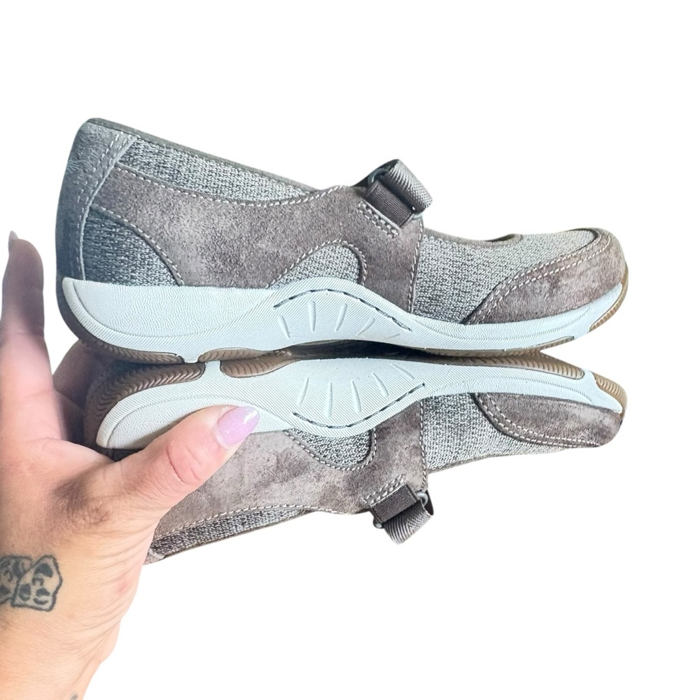Dansko Hennie Mesh Mary Jane Brown Leather / Manmade Flat Mushroom Shoe 37 / 6.5 - Picture 10 of 14